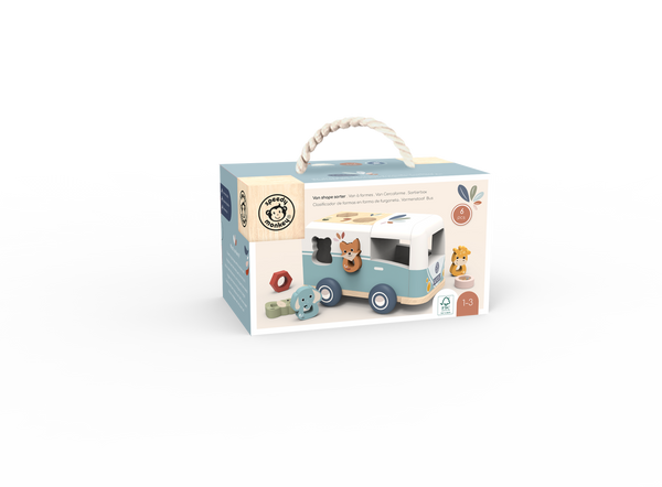 Wooden Shape Sorter Van