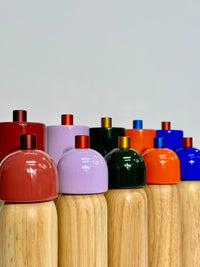 Salt & Pepper Grinder - Lilac & Red - Medium