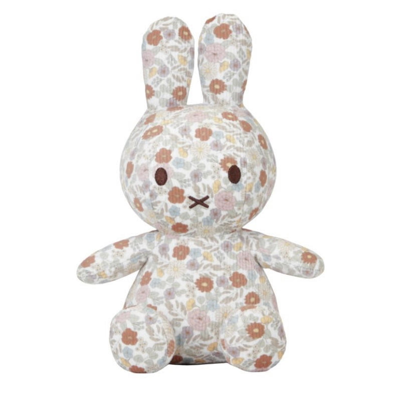 Miffy Cuddle - Vintage Flowers - All Over - 25 cm