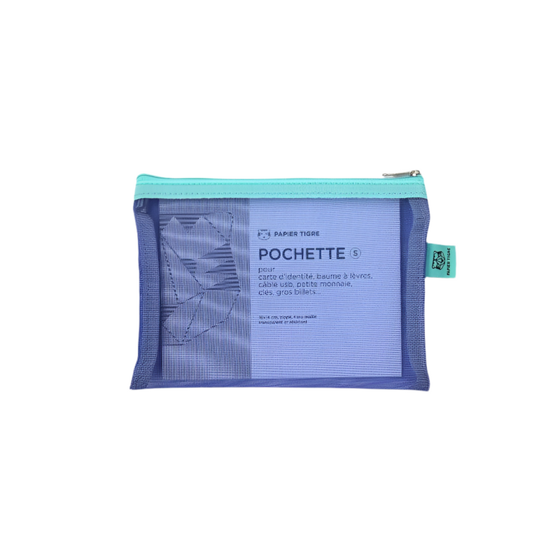 Mesh Pocket - Small - Blue