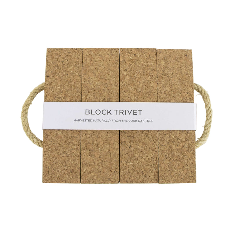 Cork Trivet - Block