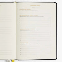 Productivity Planner Black - Time Tracking, Goals, Self-Care