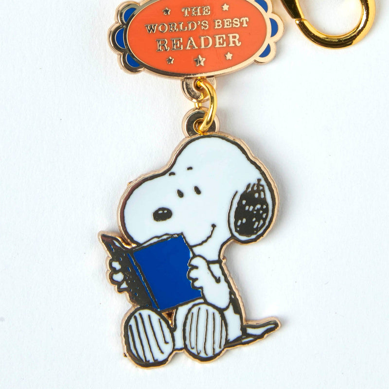Peanuts World's Best Reader Keyring