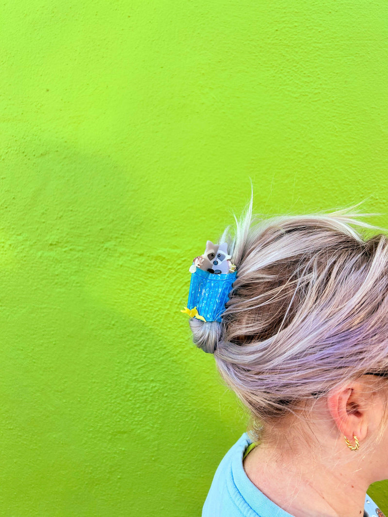 Trash Panda Raccoon Hair Claw