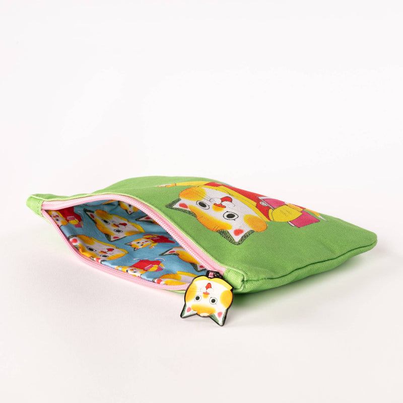 Magpie x Richard Scarry Huckle Cat pouch