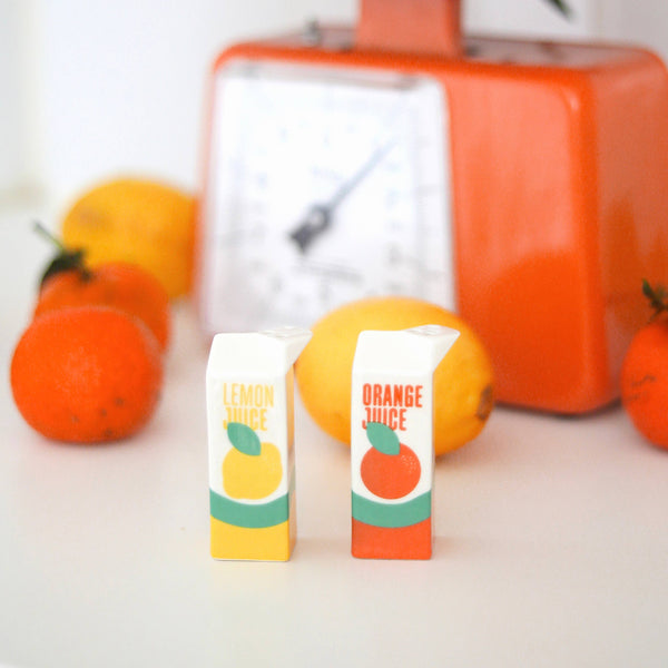 Juice Salt & Pepper Shakers