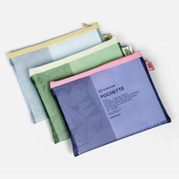Mesh Pocket - Medium - Light Blue