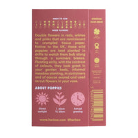 Poppy ‘Shirley Double’ Seeds