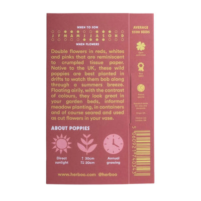 Poppy ‘Shirley Double’ Seeds