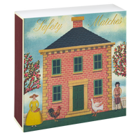Red Brick | Square - Safety Matches