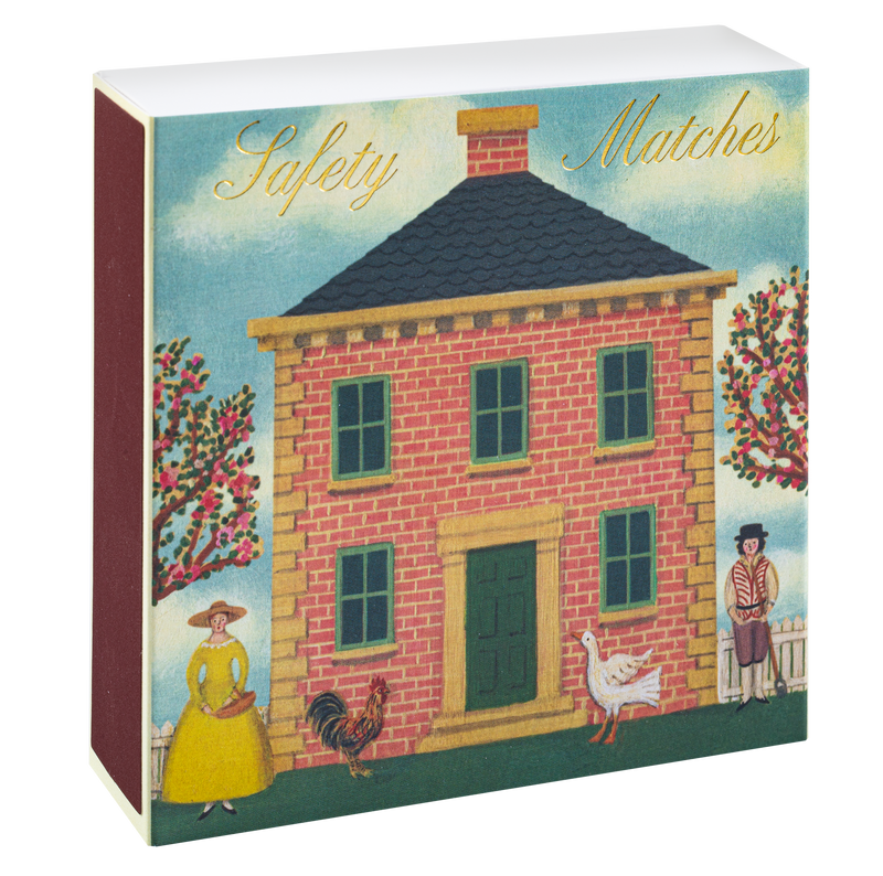 Red Brick | Square - Safety Matches