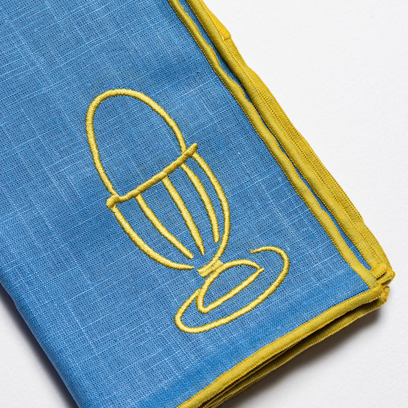 Linen Blend Napkins - Egg (Set of 2)
