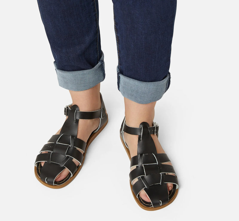 Salt-Water Sandals - Fisherman Shark Adults - Black