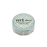 Washi Tape - Checkered Orange