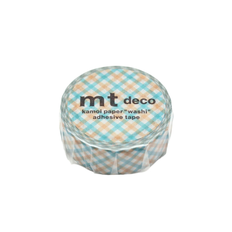Washi Tape - Checkered Orange