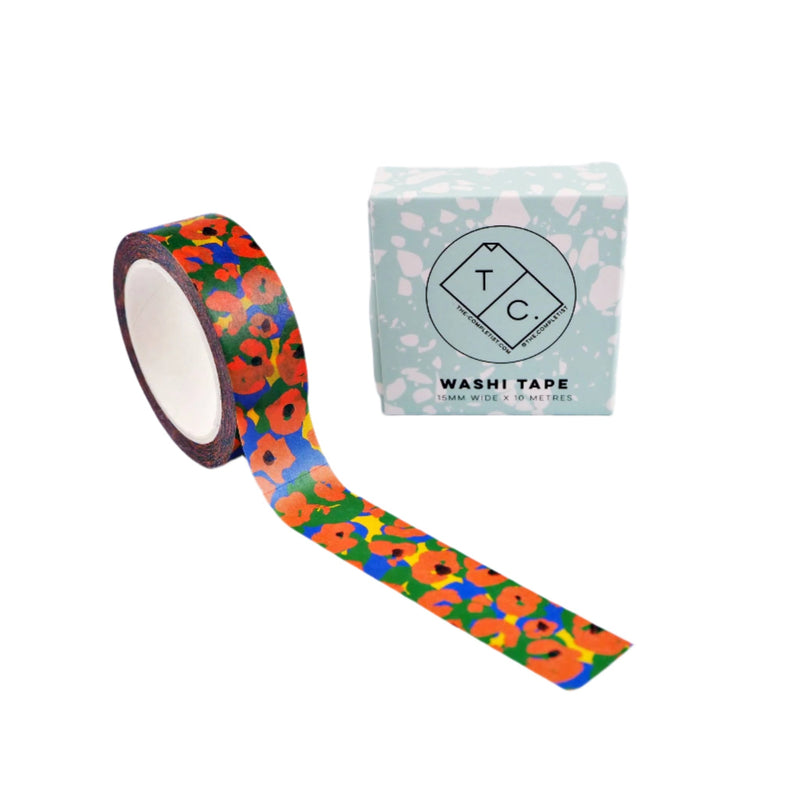 Painter Flower Washi Tape