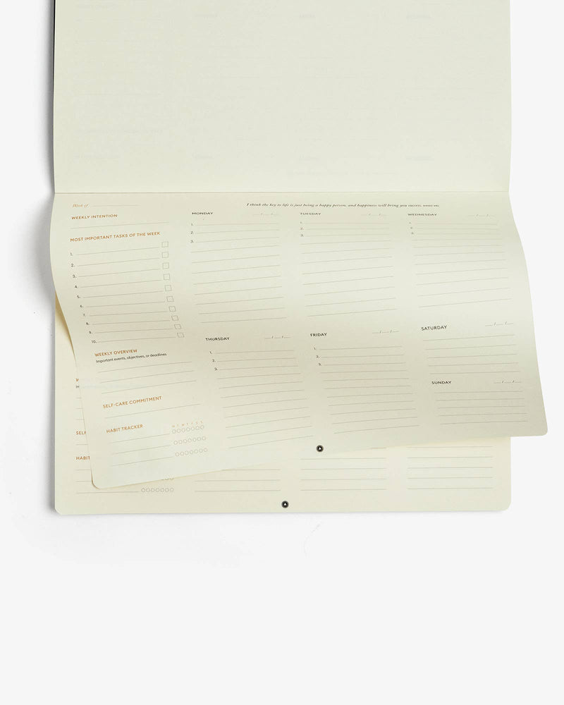 Productivity Weekly Desk Pad - Priorities List, Schedule