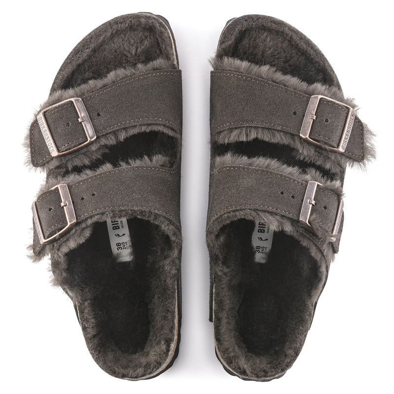 Arizona Shearling Sandal - Mocha
