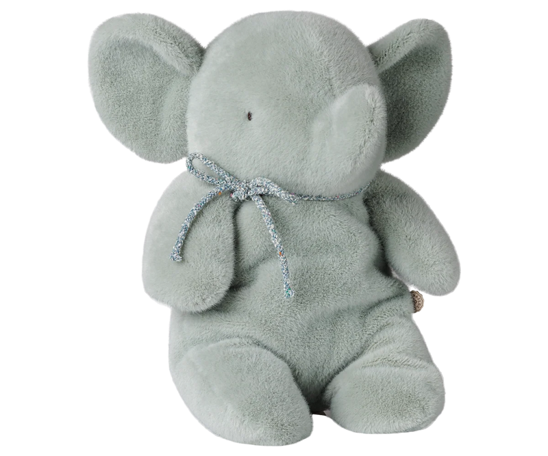 Elephant Plush, Medium - Soft Mint