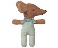 Sleepy Wakey Baby Mouse in Matchbox - Blue