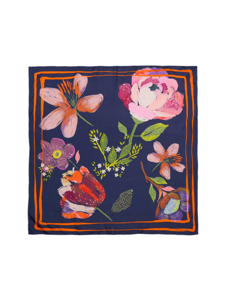 Florina Sia Scarf - Naval Academy Blue