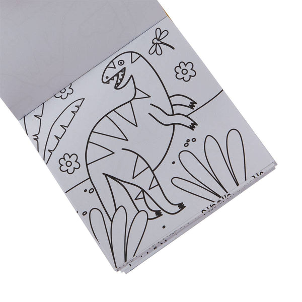 Ooly Carry-Along: Coloring Book Set - Dinoland