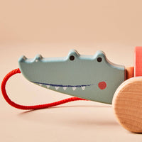 Wooden Crocodile Pull Along Toy