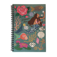 A5 Spiral Notebook - Mermaid Treasure