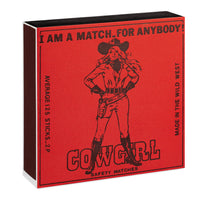 Cowgirl Square Matchboxes