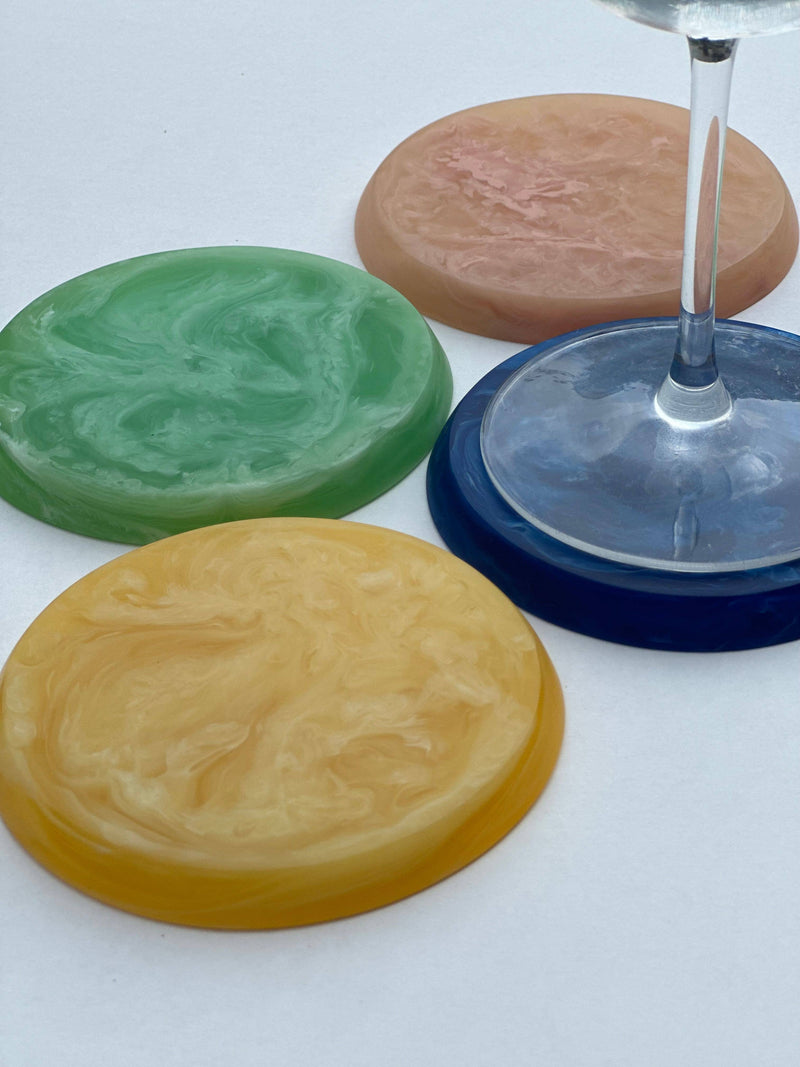 Resin Coaster - Coral