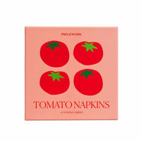 Tomato Cocktail Napkins - Set of 4
