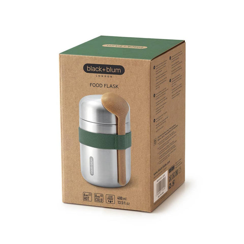 Stainless Steel Food Flask - Olive