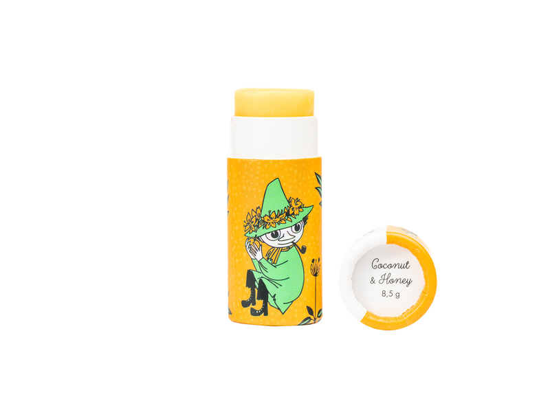 Moomin Organic Beeswax Lip Balm - Coconut & Honey
