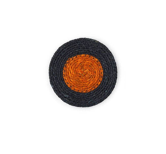 Seagrass Coaster - Midnight Blue / Rust