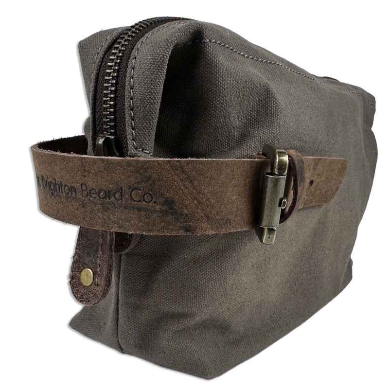 Birling Waxed Canvas & Leather Wash Bag