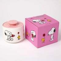 Peanuts Candy Jar Love is in Bloom