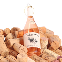 Turkey Wine Glass Decoration