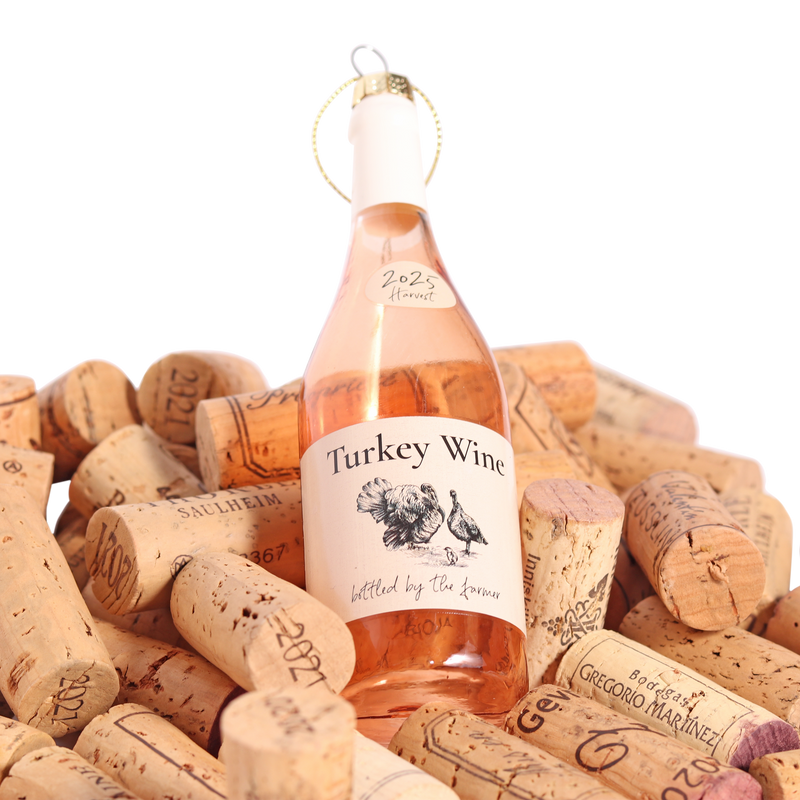 Turkey Wine Glass Decoration