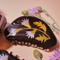 Milk Thistle Hair Claw Clip