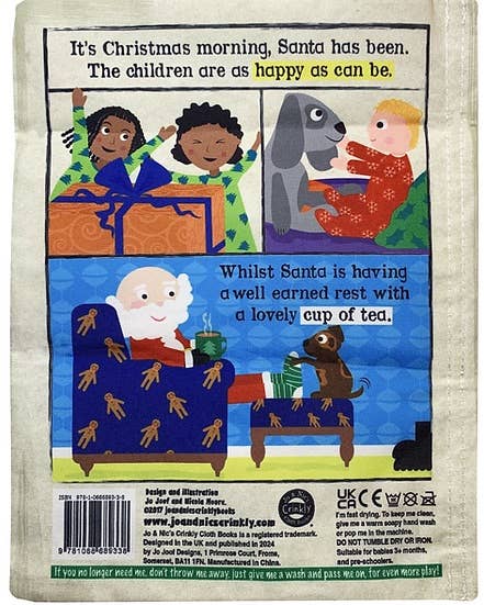 Nursery Times Crinkly Newspaper - A Busy Night For Santa