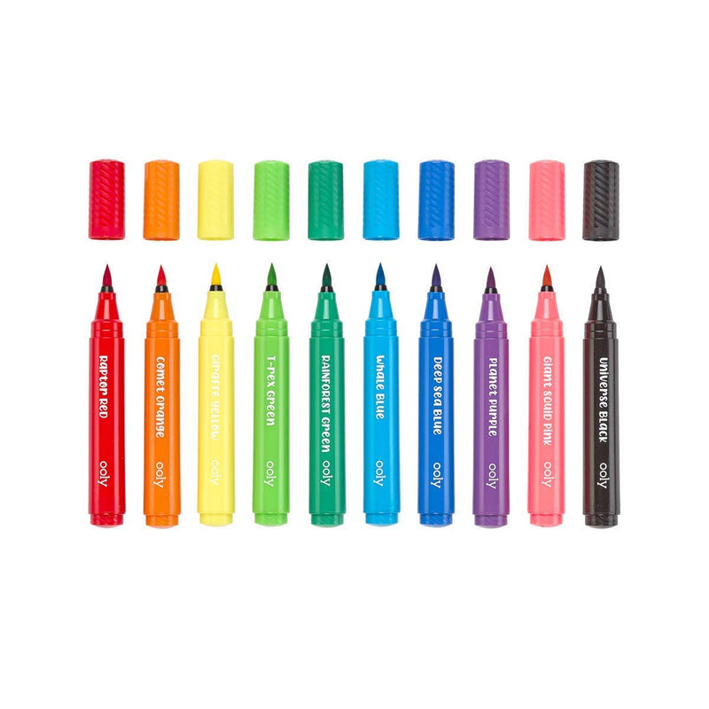 Ooly Big Bright Brush: Brush Markers