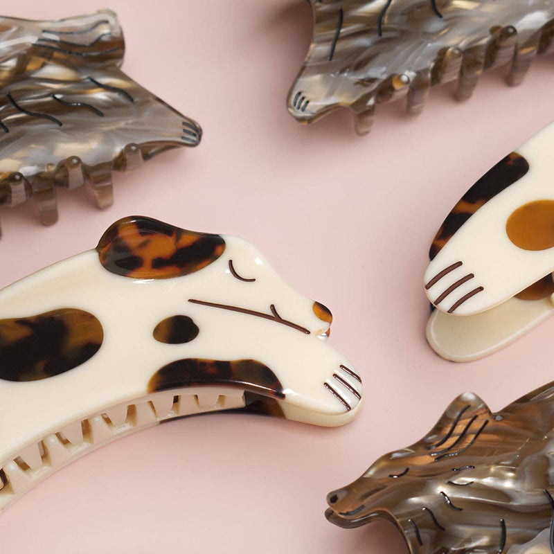 Borzoi Hair Claw Clip