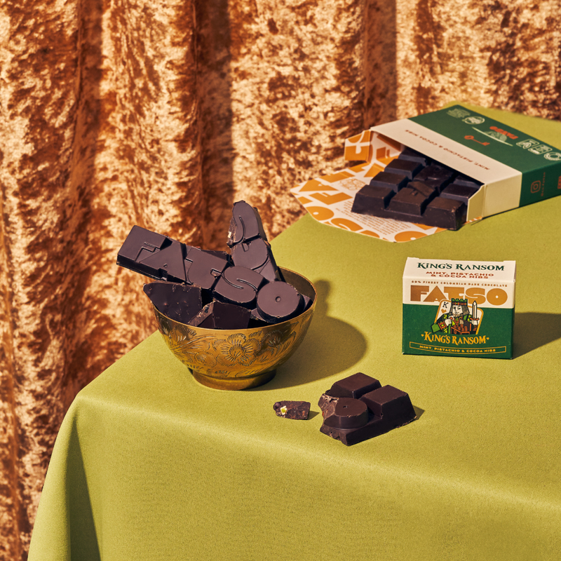 KING'S RANSOM 150g- 60% Dark chocolate vegan chunky bar