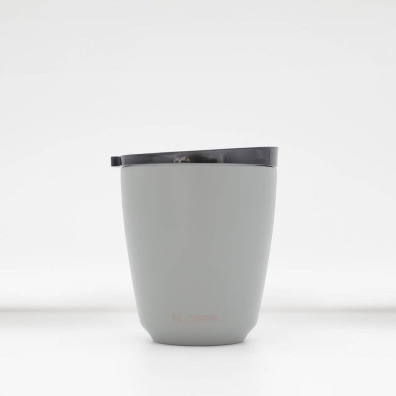 HuskeeSteel Cup & Lid - Black 8oz