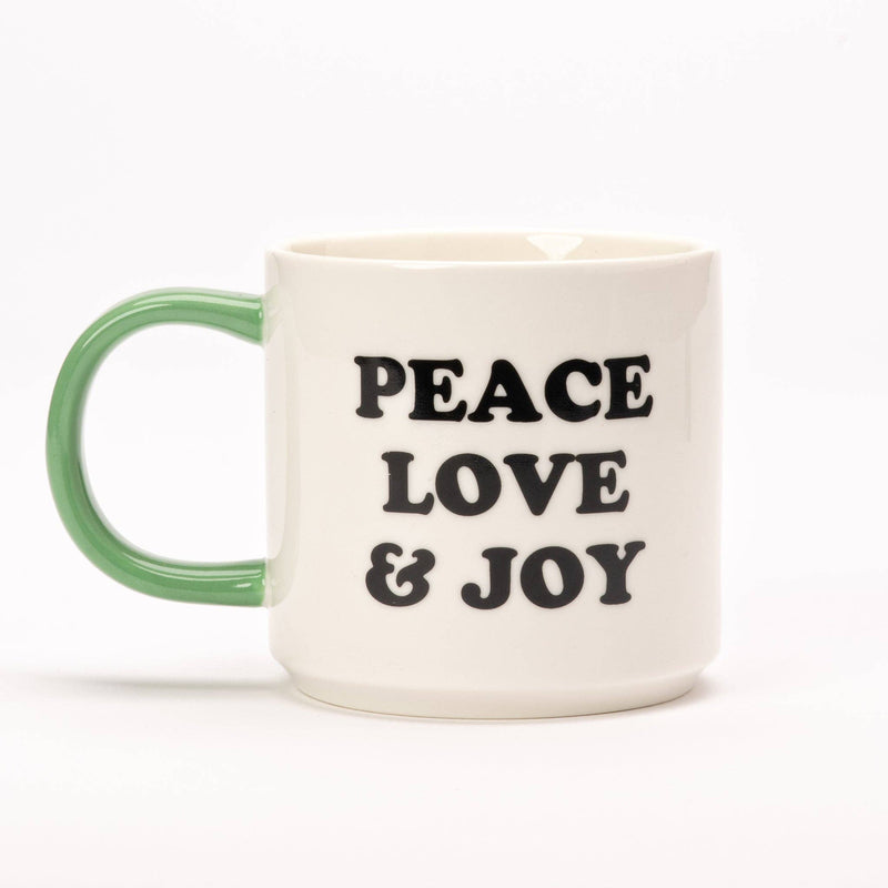 Peanuts Mug Peace Love Joy- LTD Holiday edition!