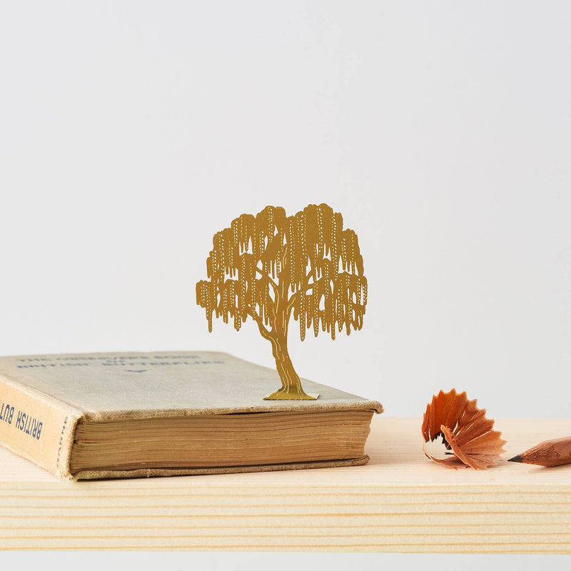 Tiny Tree Brass Ornament - Willow