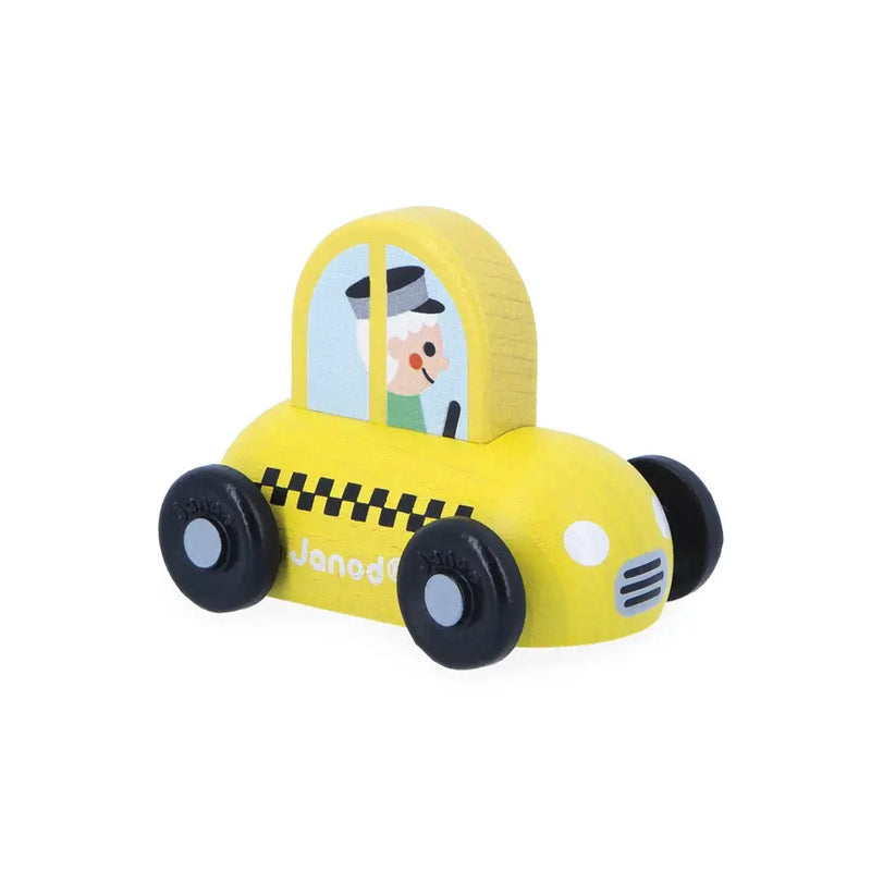 Cross Roads - Wooden Taxi Toy