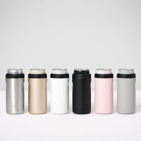 Huski Slim Can Cooler - Brushed Stainless