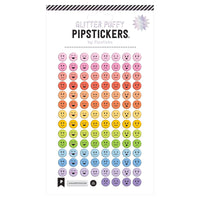 Puffy Emoji Rainbow Stickers
