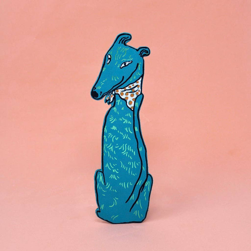 Dog Tails Bookmark - Hot Pink